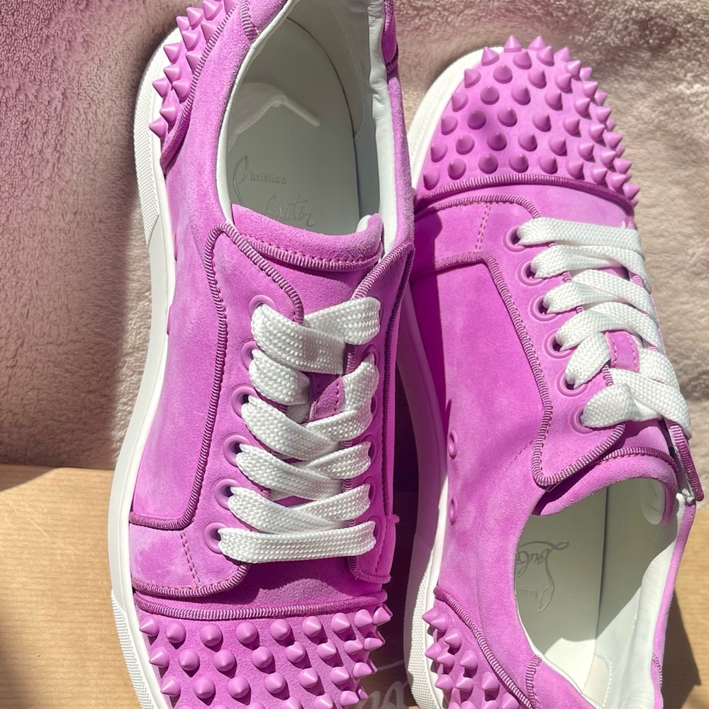 Christian Louboutin Spiked Sneakers VIEIRA 2 ORLATO FLAT - Picture 8 of 10